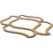 Ekena Millwork 31 16W x 46 34H x 38T Small Villarreal Decorative Fretwork Wood Ceiling Panel Wood Paint Grade CELW31X47X0375VILMF - alternate 2